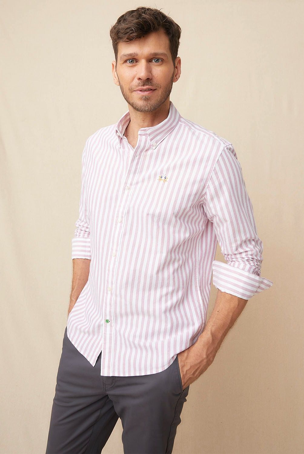 LA MARTINA - Camisa Manga Larga Regular Fit Hombre La Martina