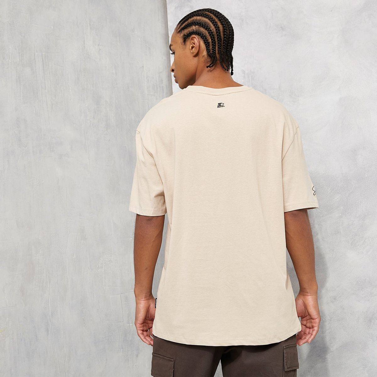 STARTER - Polera Manga Corta Algodón Relaxed Fit Hombre Starter