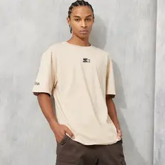 STARTER - Polera Manga Corta Algodón Relaxed Fit Hombre