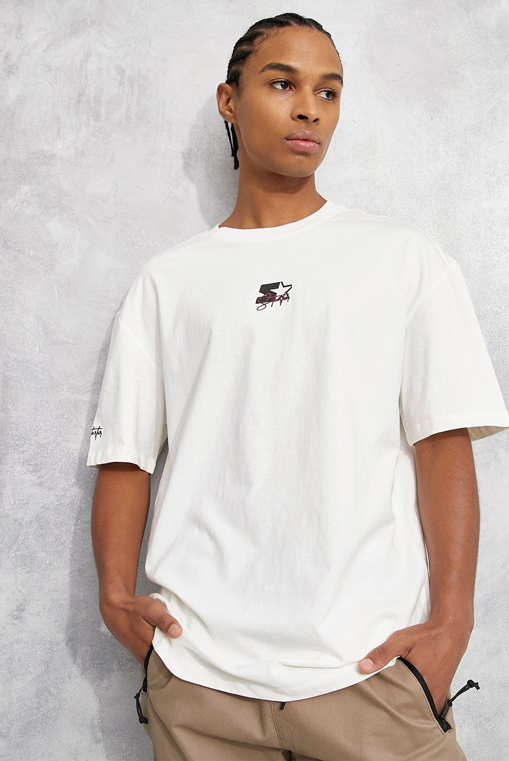 STARTER - Polera Manga Corta Algodón Relaxed Fit Hombre Starter
