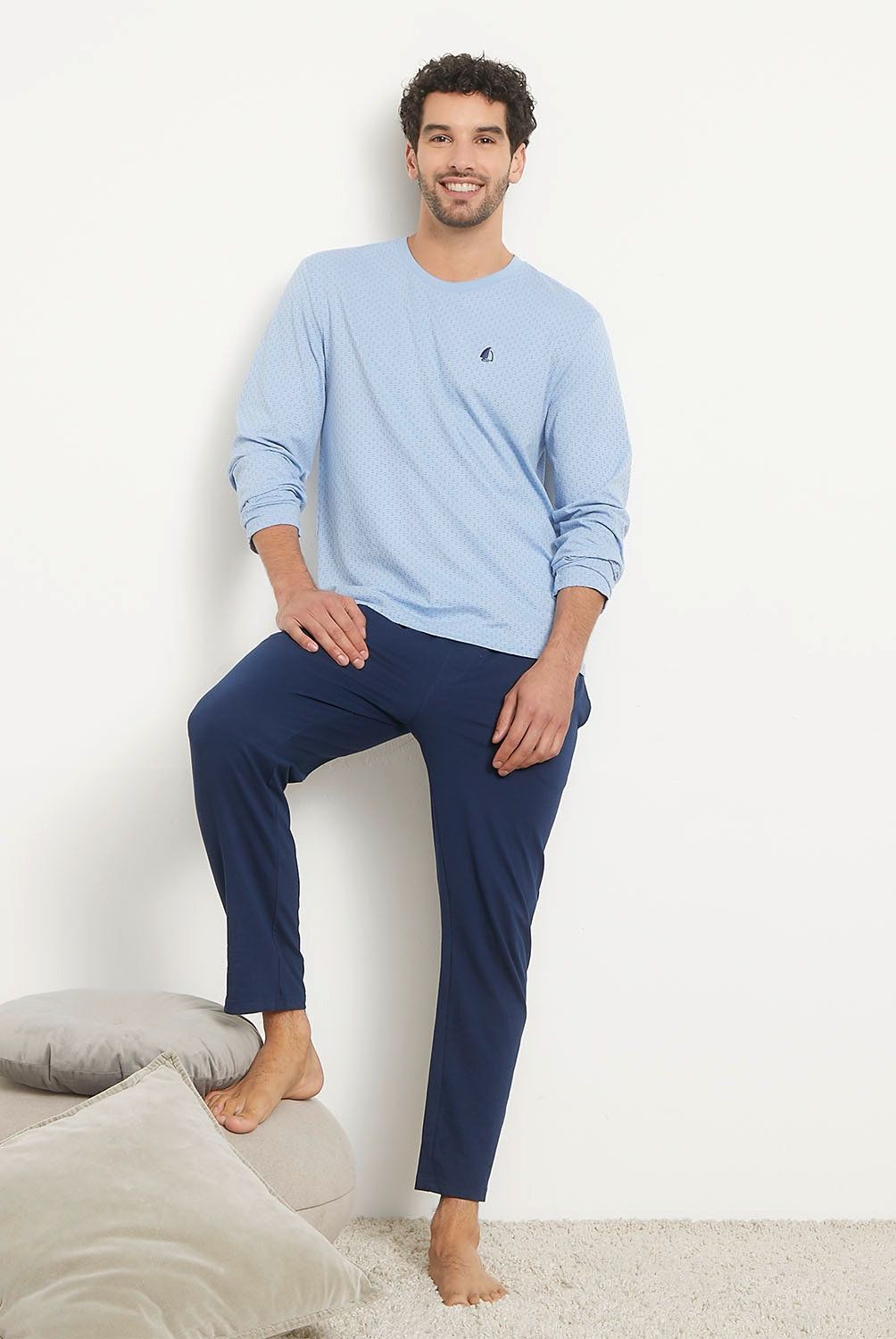 NEWPORT - Pijama Largo Hombre Newport