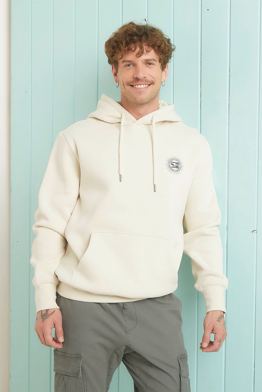 DOO AUSTRALIA - Polerón Doo Australia Hombre Algodón Manga Larga Diseño