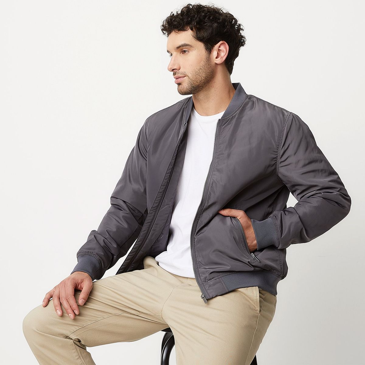 NEWPORT - Chaqueta Newport Manga Larga Fit Regular Hombre