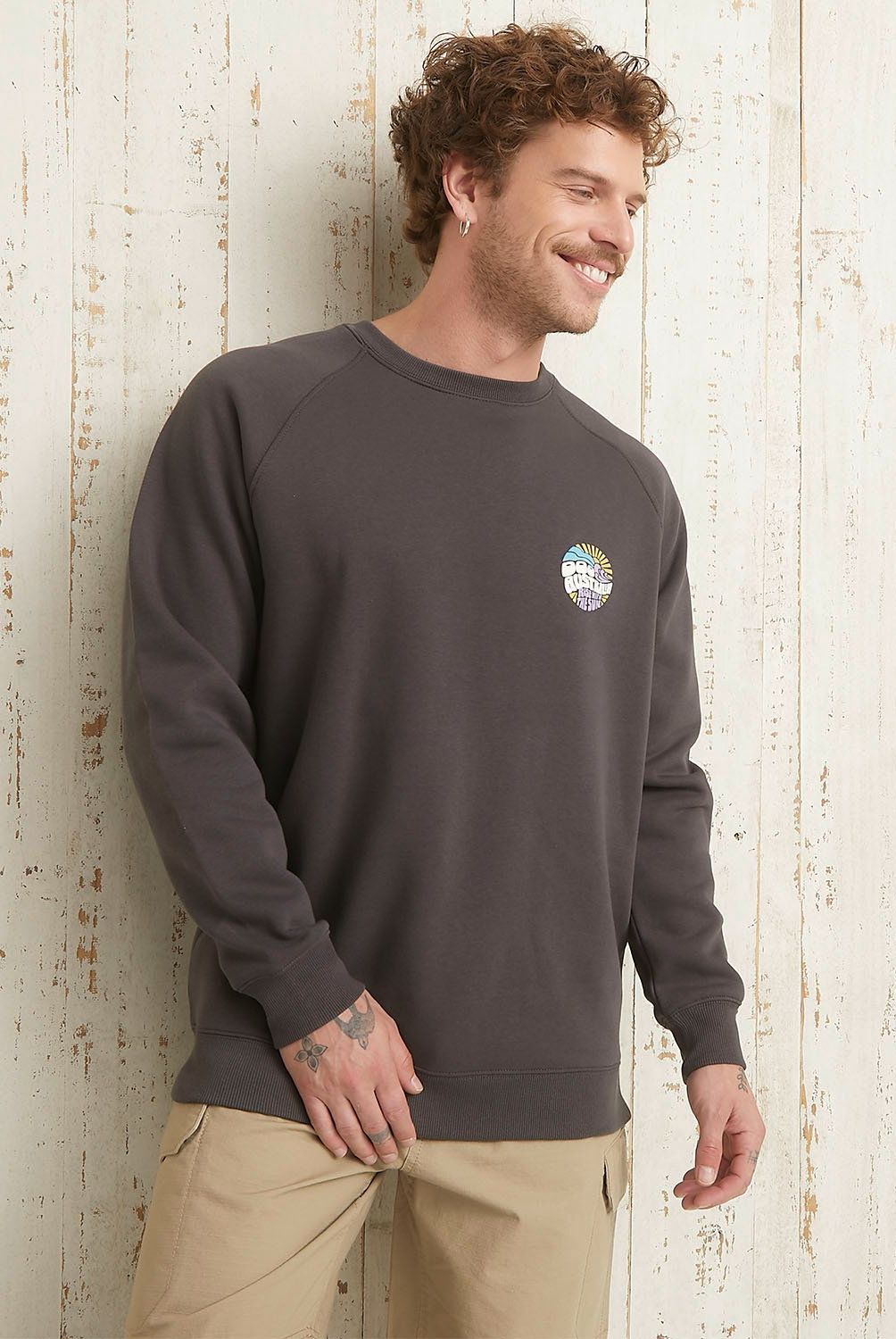 DOO AUSTRALIA - Polerón Doo Australia Estampado Manga Larga Hombre Algodón