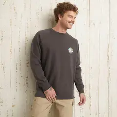 DOO AUSTRALIA - Polerón Estampado Manga Larga Hombre Algodón