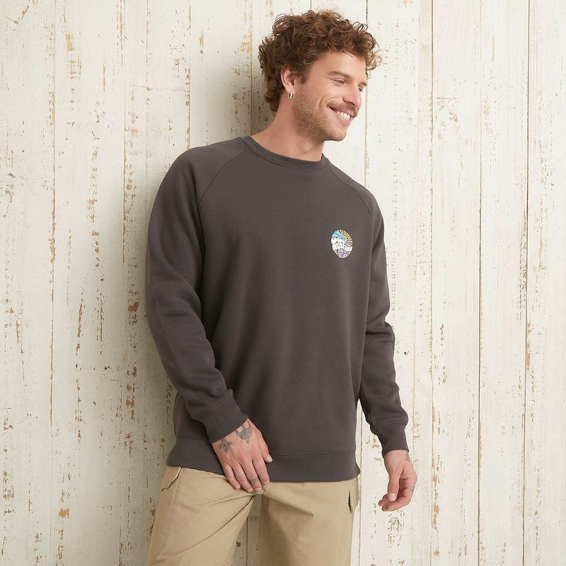 DOO AUSTRALIA - Polerón Doo Australia Estampado Manga Larga Hombre Algodón