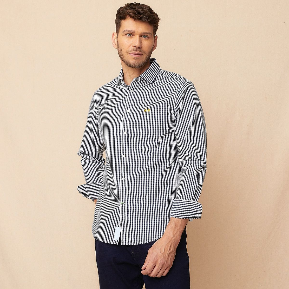 LA MARTINA - Camisa Check Manga Larga Casual Hombre La Martina