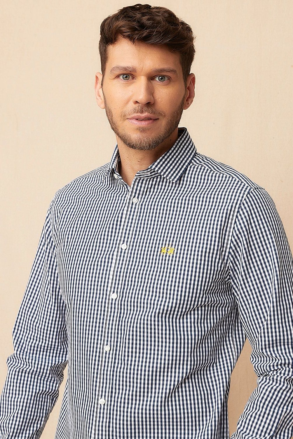 LA MARTINA - Camisa Check Manga Larga Casual Hombre La Martina