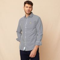 Camisa Check Manga Larga Casual Hombre