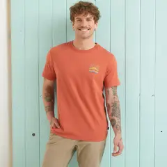 DOO AUSTRALIA - Polera Manga Corta Casual Algodón Hombre