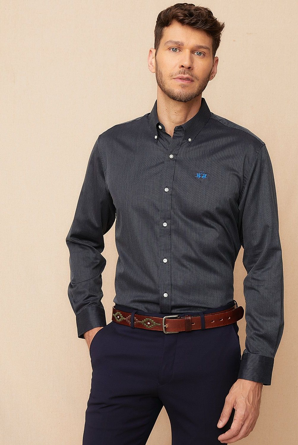 LA MARTINA - Camisa Manga Larga Casual Hombre La Martina