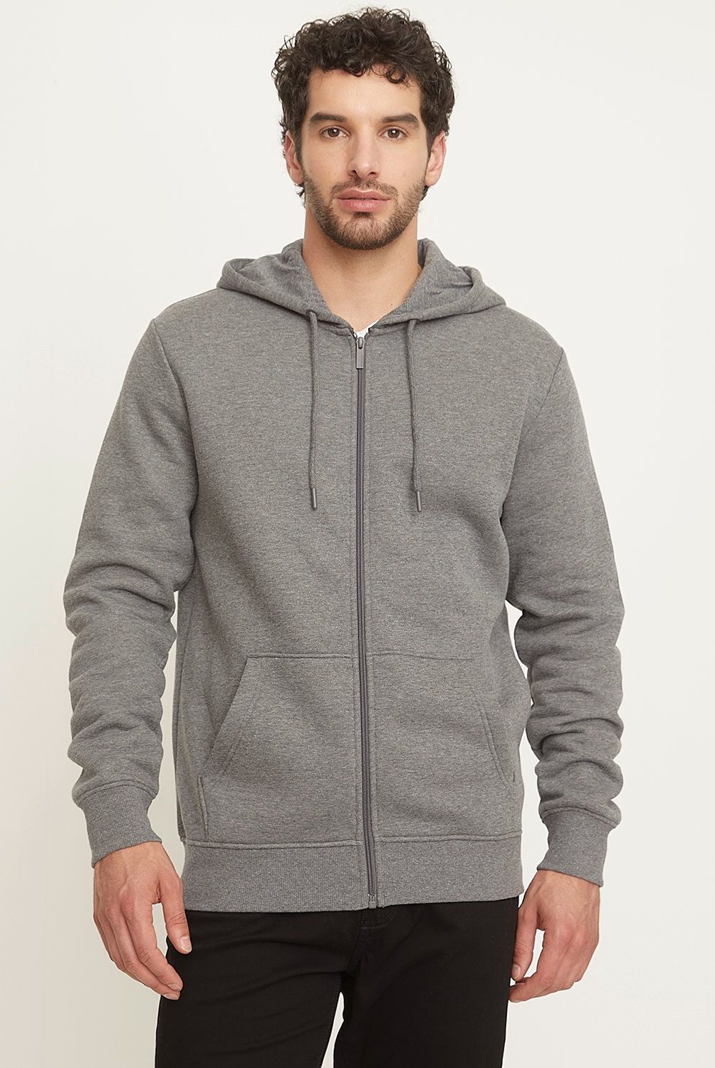 NEWPORT - Polerón con Cremallera y Gorro Newport Algodón Hombre