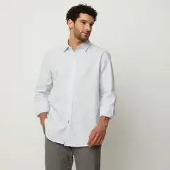NEWPORT - Camisa Manga Larga 100% Algodón