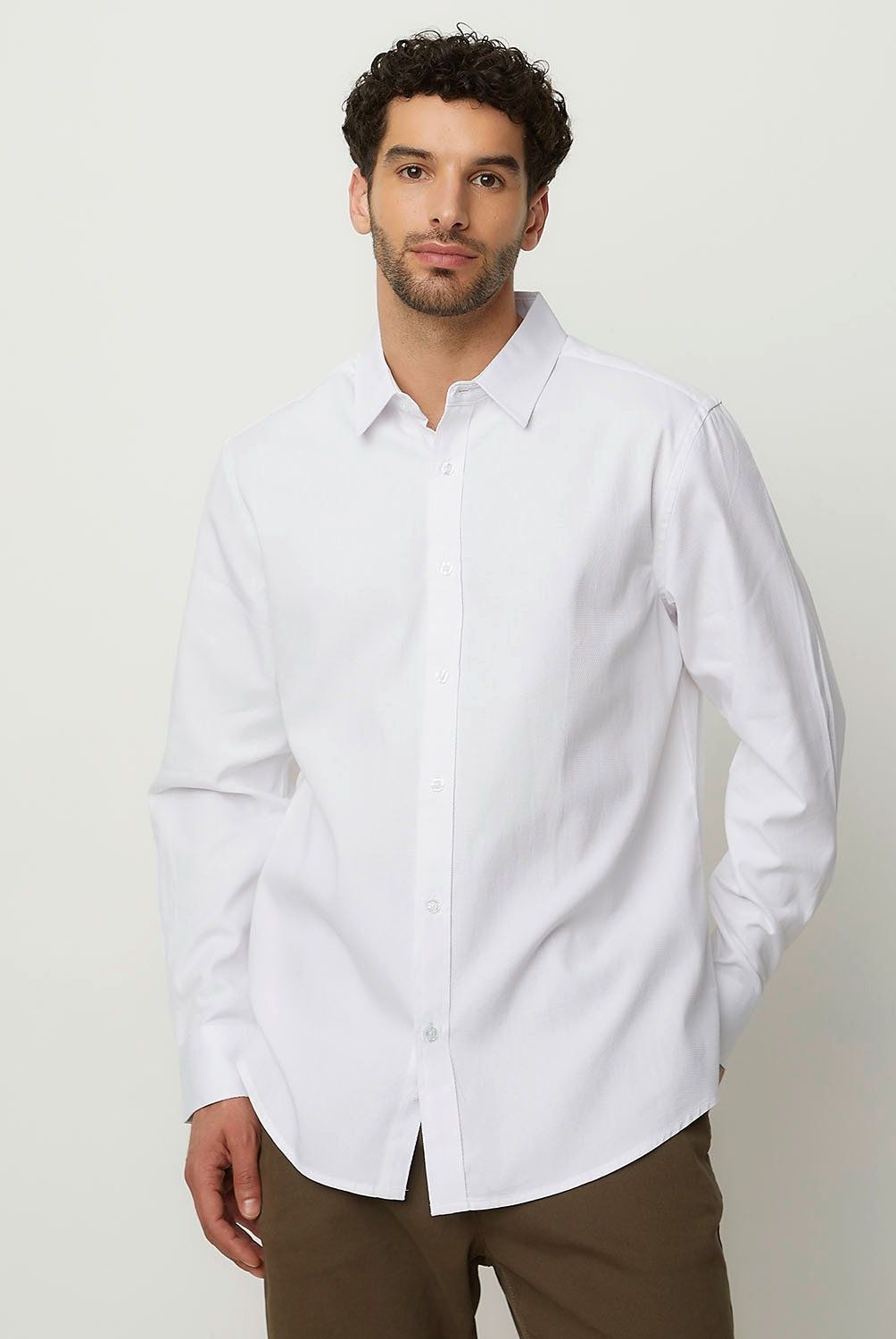 NEWPORT - Camisa Casual Hombre Newport Algodón Manga Larga