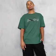 STARTER - Polera Manga Corta Algodón Relaxed Fit Hombre