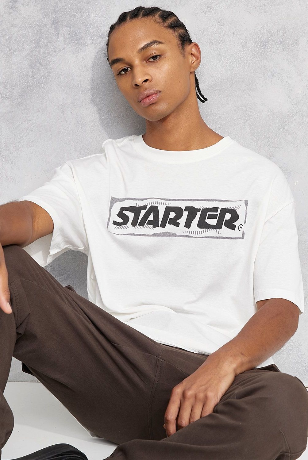 STARTER - Polera Manga Corta Algodón Relaxed Fit Hombre Starter