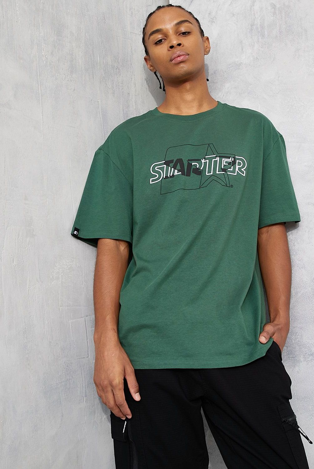 STARTER - Polera Manga Corta Algodón Relaxed Fit Hombre Starter