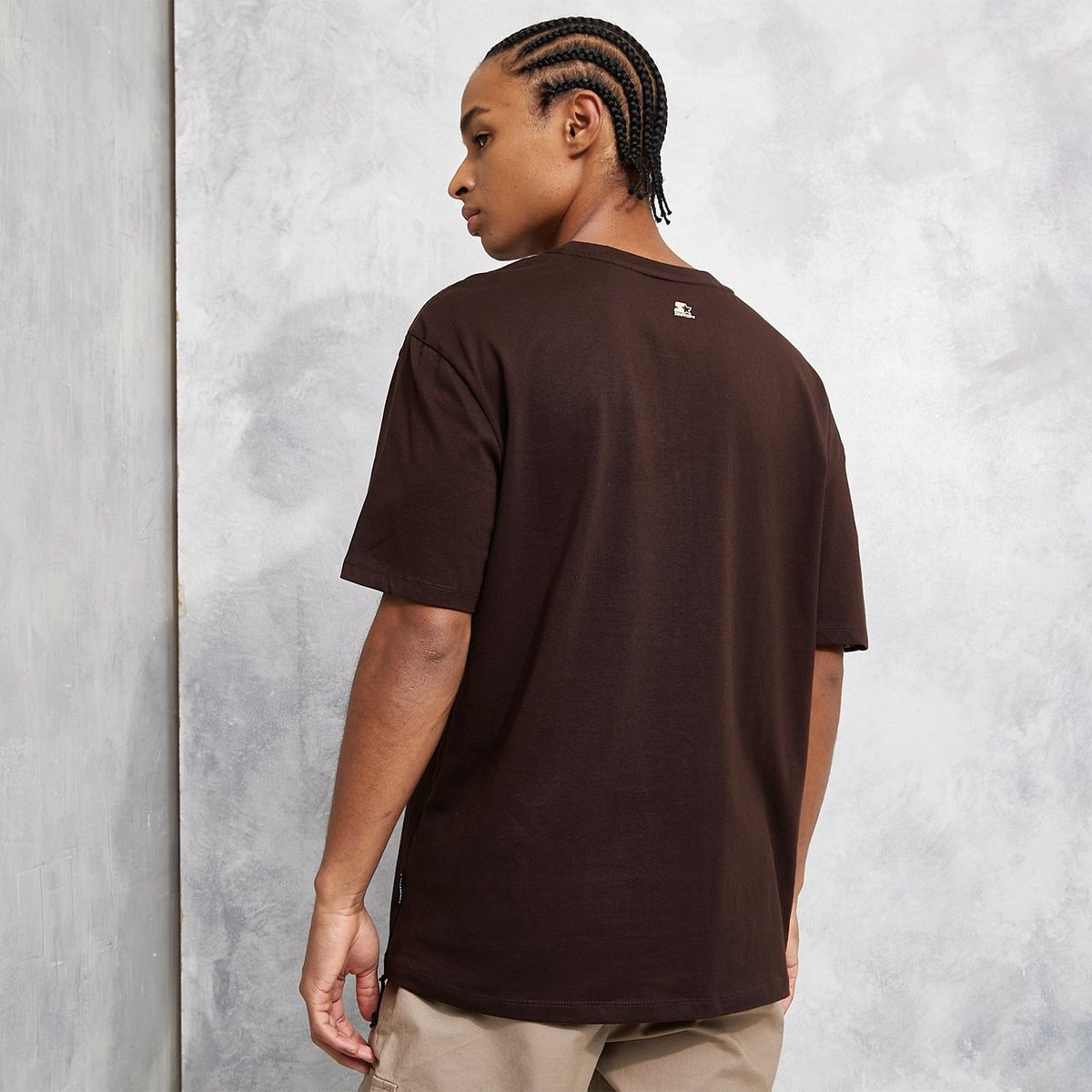 STARTER - Polera Manga Corta Algodón Relaxed Fit Hombre Starter