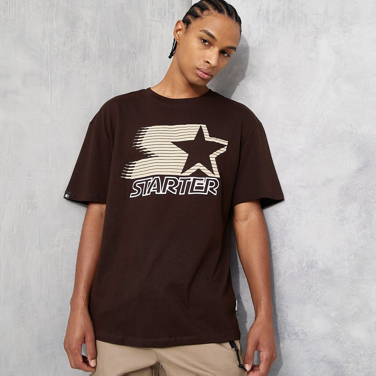 STARTER - Polera Manga Corta Algodón Relaxed Fit Hombre Starter