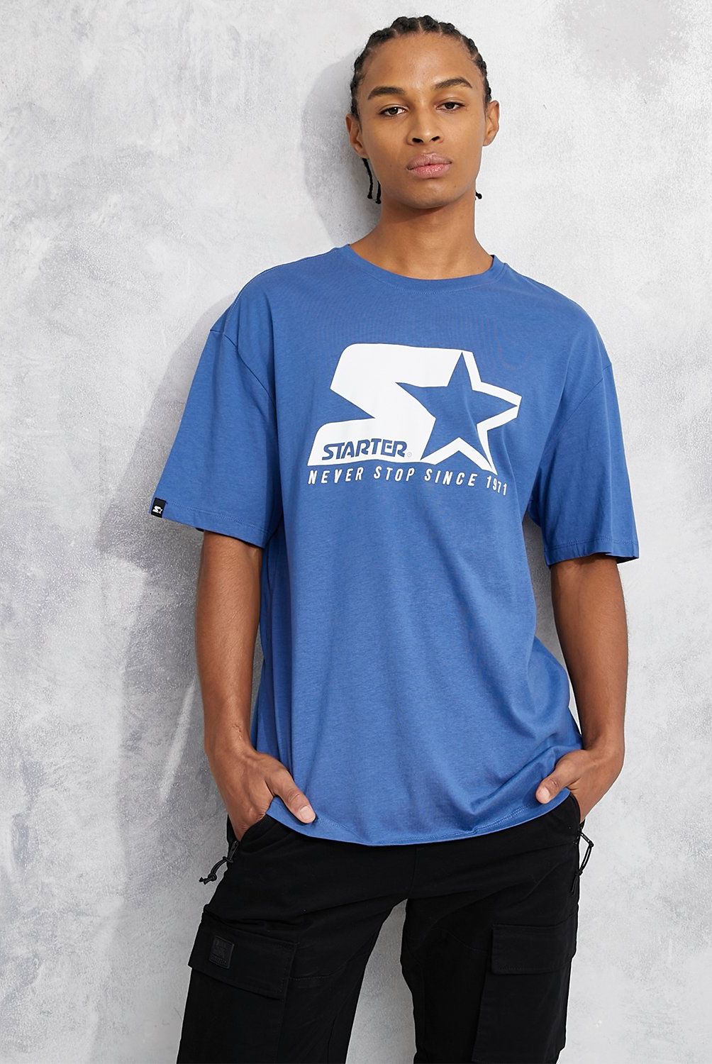 STARTER - Polera Manga Corta Algodón Relaxed Fit Hombre Starter