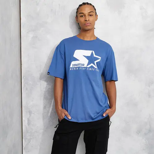 STARTER - Polera Manga Corta Algodón Relaxed Fit Hombre