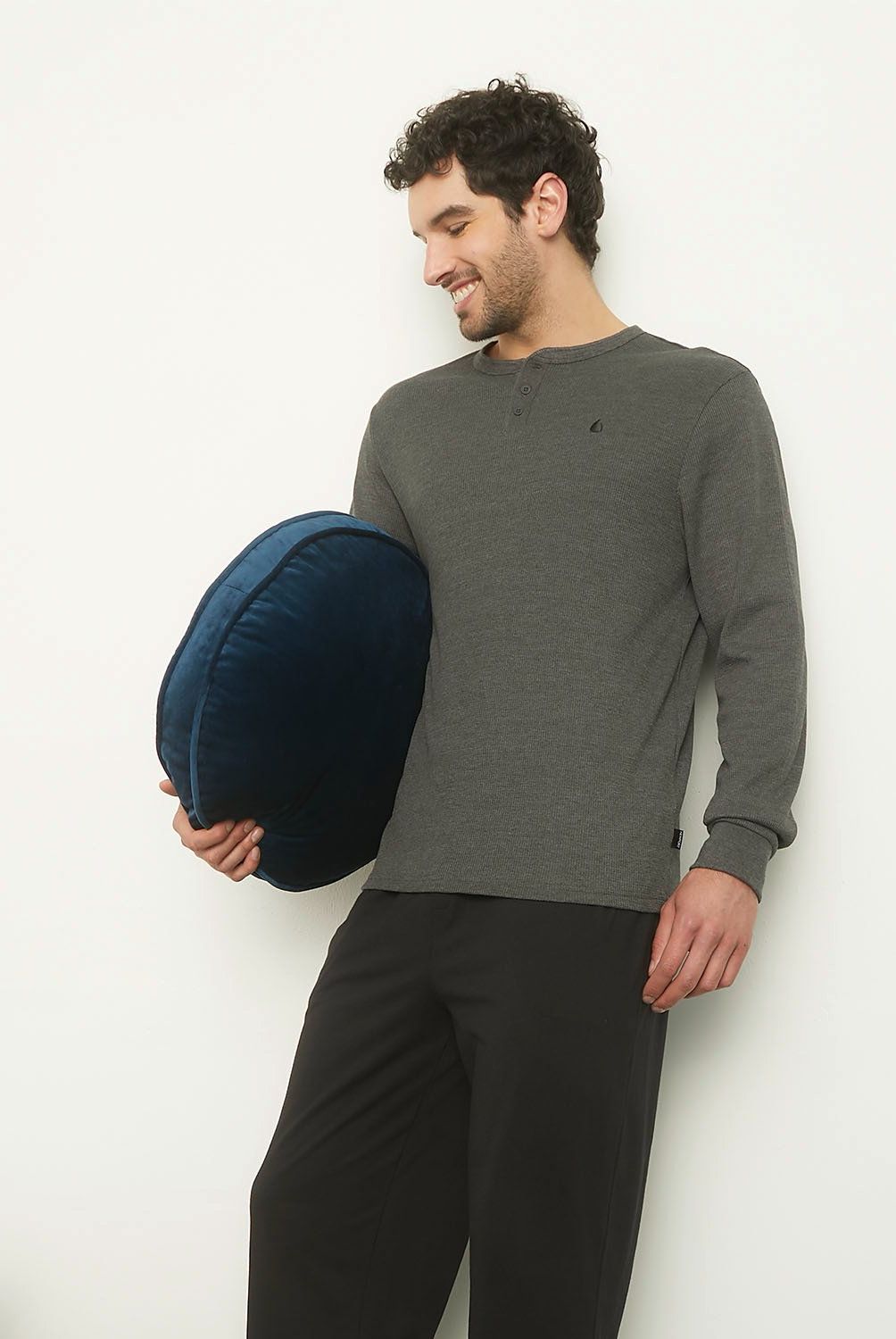 NEWPORT - Pijama Largo Newport Algodón Hombre