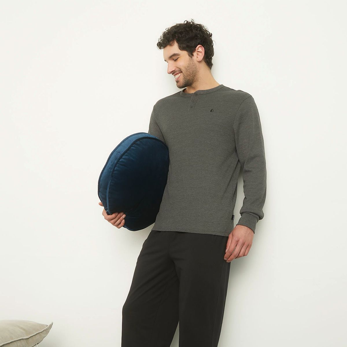 NEWPORT - Pijama Largo Newport Algodón Hombre