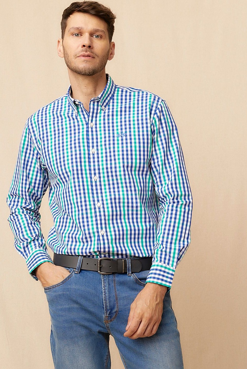 LA MARTINA - Camisa Manga Larga Casual Hombre La Martina