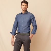 Camisa Manga Larga Casual Hombre