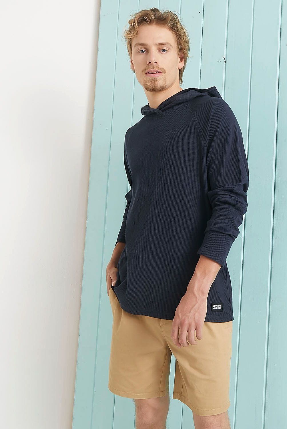 DOO AUSTRALIA - Polerón Doo Australia Manga Larga Casual Con Gorro Hombre