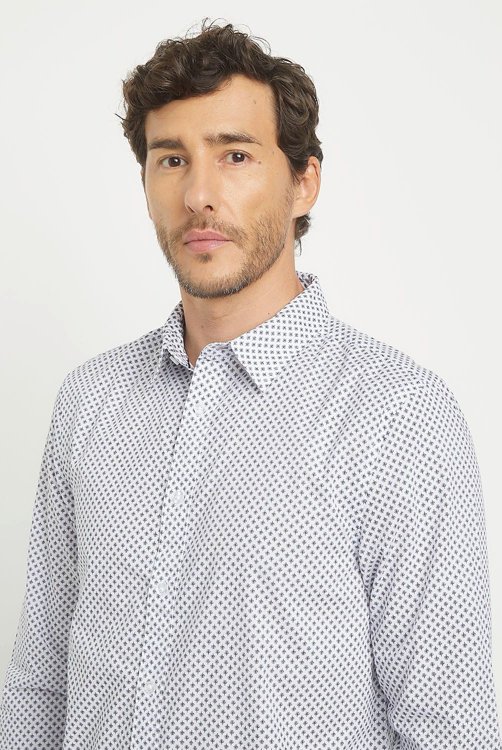 NEWPORT - Camisa Casual Hombre Newport Manga Larga