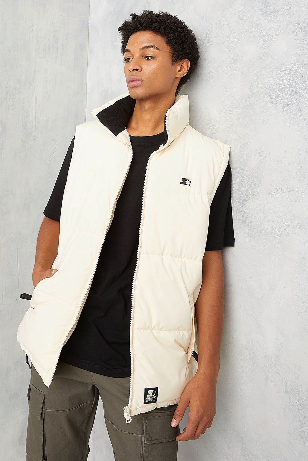STARTER - Parka Sin Mangas Puffer Outerwear Recto Hombre Starter