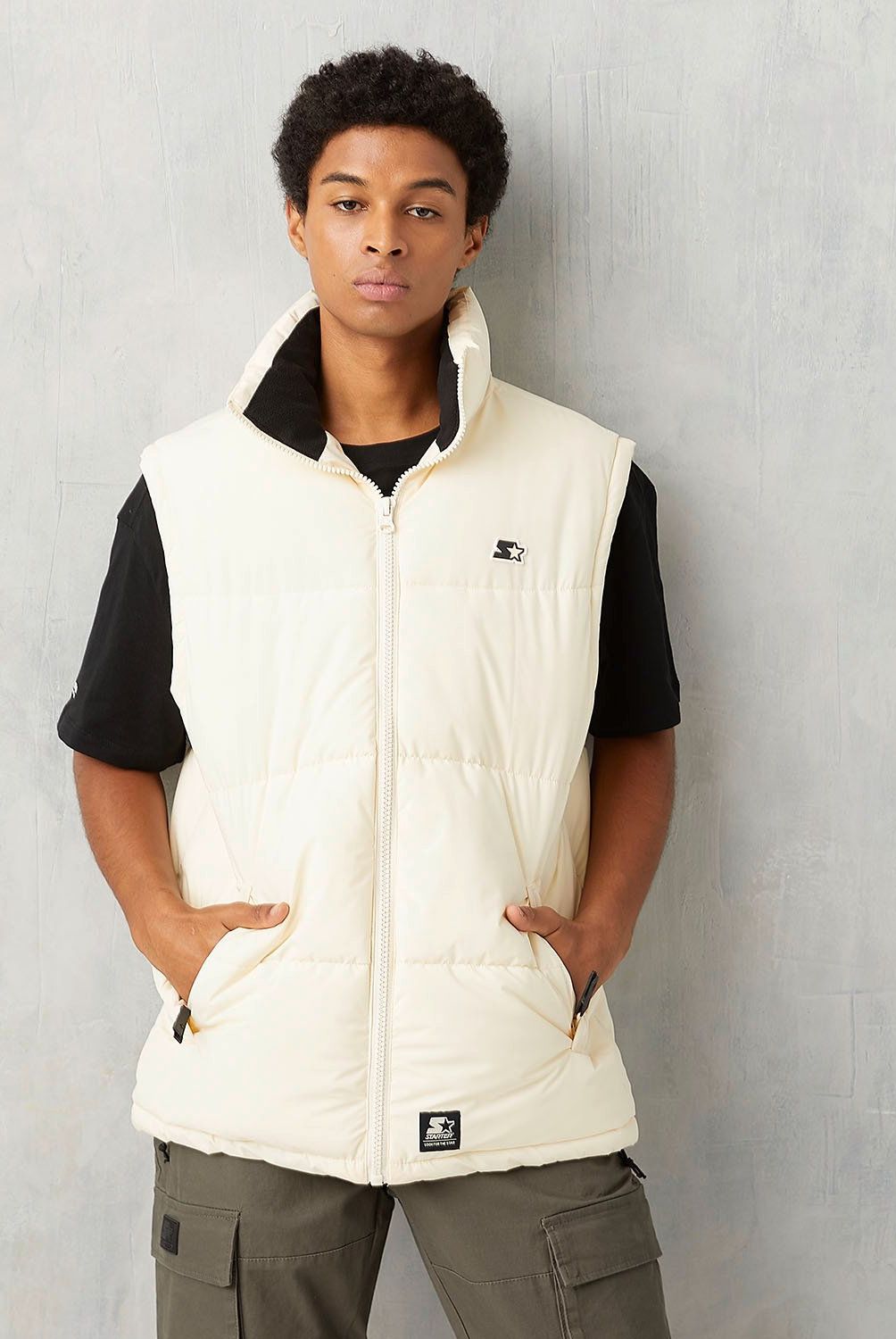 STARTER - Parka Sin Mangas Puffer Outerwear Recto Hombre Starter