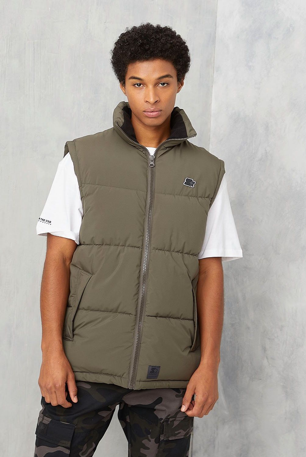 STARTER - Parka Sin Mangas Puffer Outerwear Recto Hombre Starter