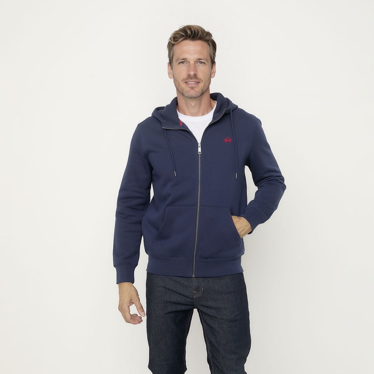 LA MARTINA - Polerón Full Zipper Hombre La Martina