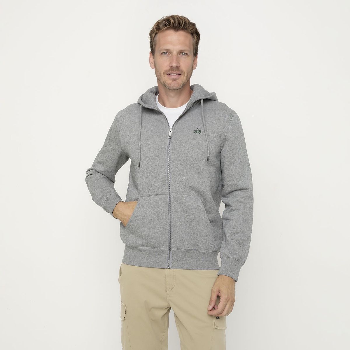 LA MARTINA - Polerón Full Zipper Hombre La Martina