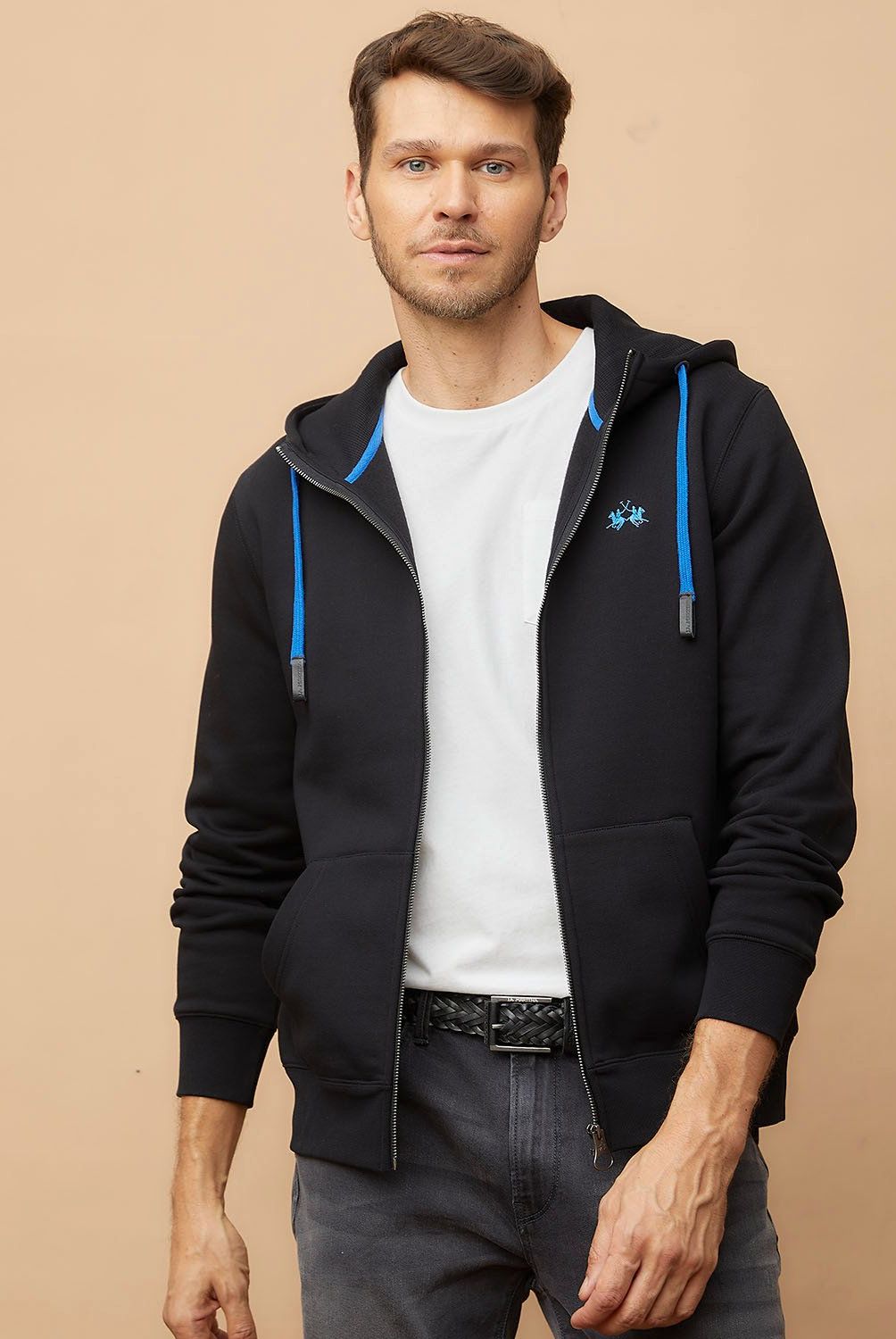LA MARTINA - Polerón Full Zipper Hombre La Martina