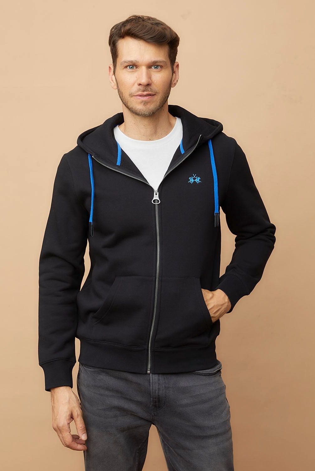 LA MARTINA - Polerón Full Zipper Hombre La Martina