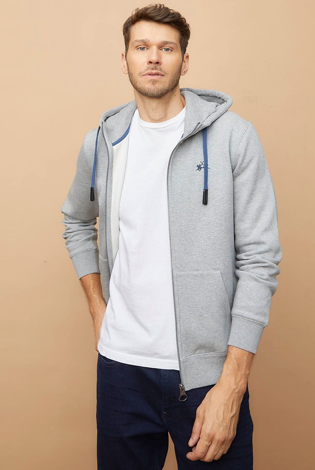 LA MARTINA - Polerón Full Zipper Hombre La Martina