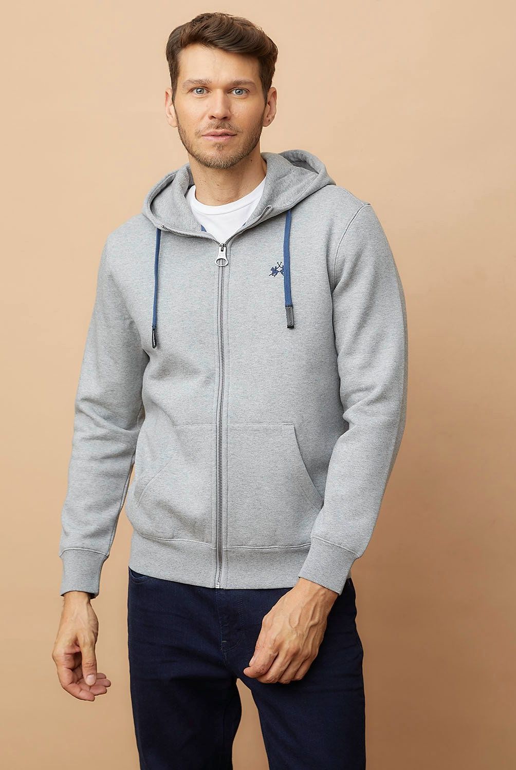 LA MARTINA - Polerón Full Zipper Hombre La Martina