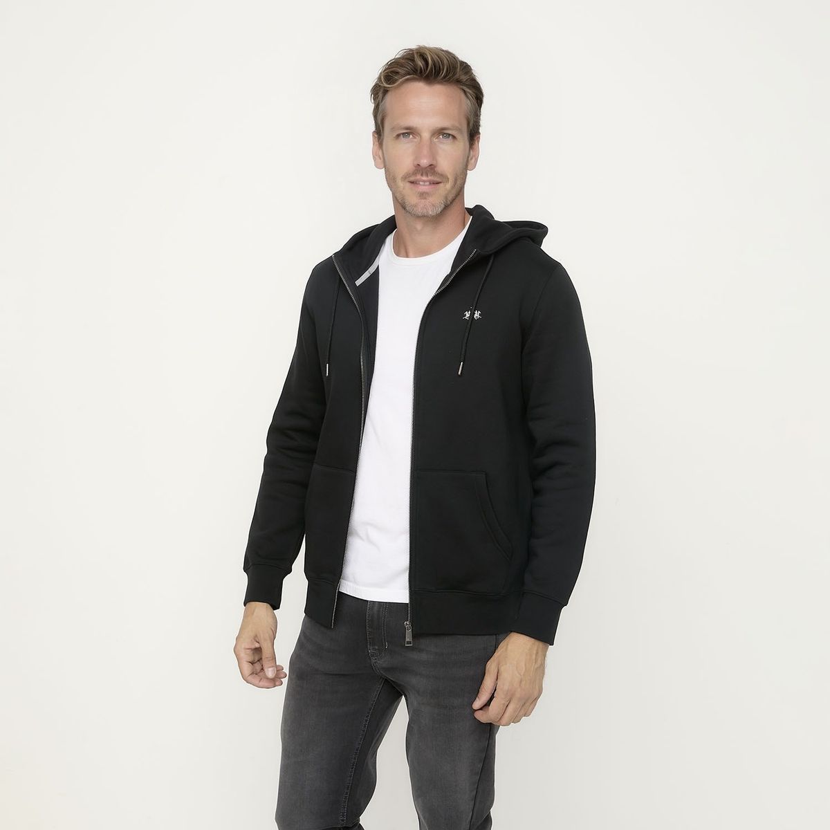 LA MARTINA - Polerón Full Zipper Hombre La Martina