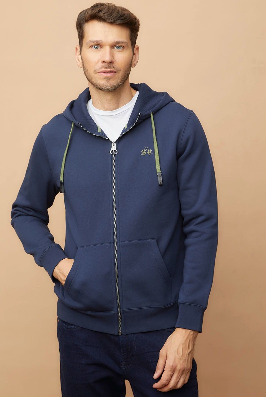 LA MARTINA - Polerón Full Zipper Hombre La Martina
