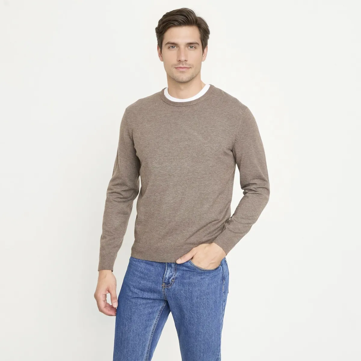 NEWPORT - Sweater Newport Hombre Regular Fit Cuello Redondo