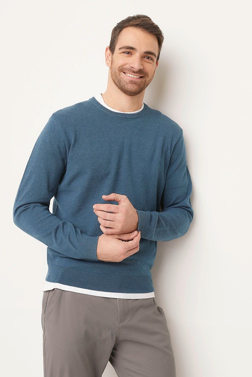 NEWPORT - Sweater Newport Hombre Regular Fit Cuello Redondo