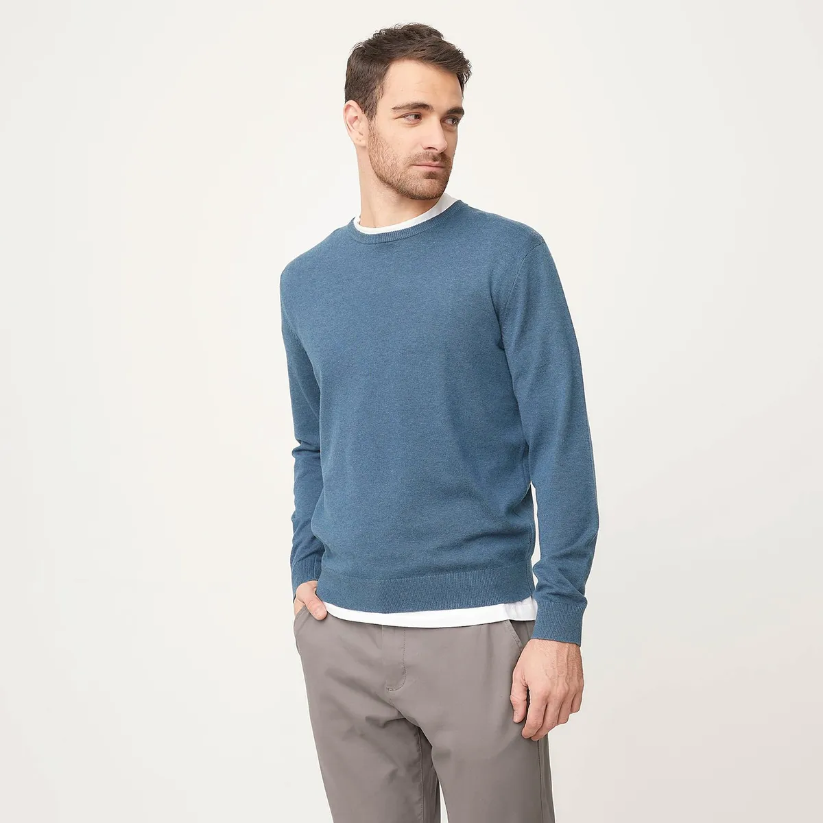 NEWPORT - Sweater Newport Hombre Regular Fit Cuello Redondo