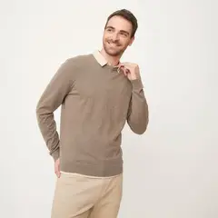 NEWPORT - Sweater Básico Manga Larga Hombre