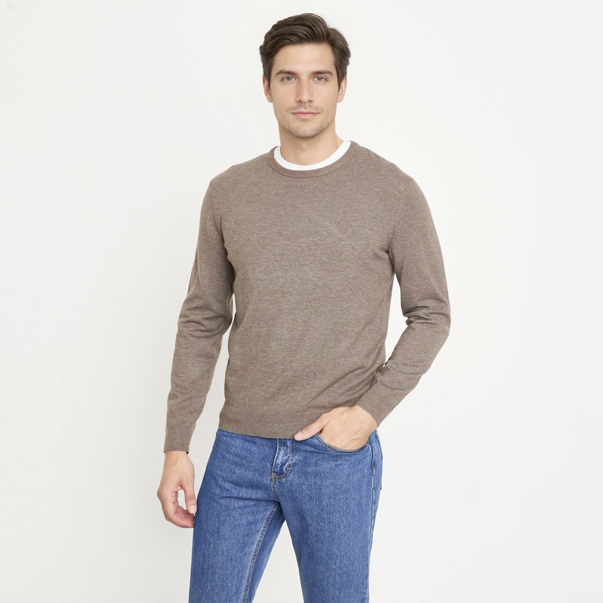 NEWPORT - Sweater Newport Hombre Regular Fit Cuello Redondo