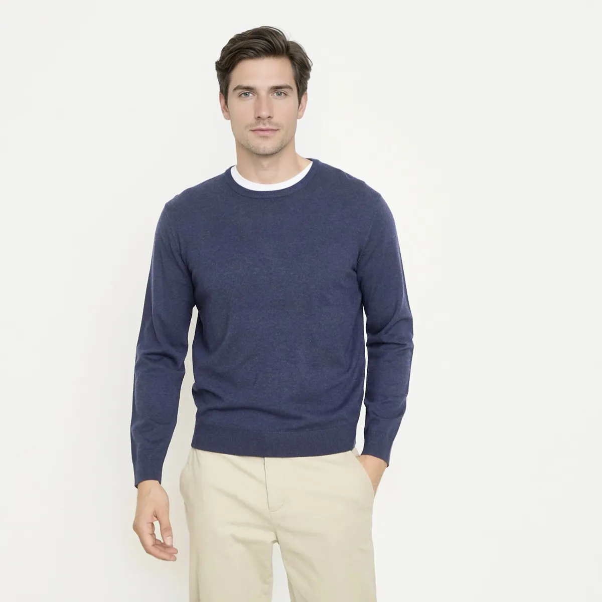 NEWPORT - Sweater Newport Hombre Regular Fit Cuello Redondo