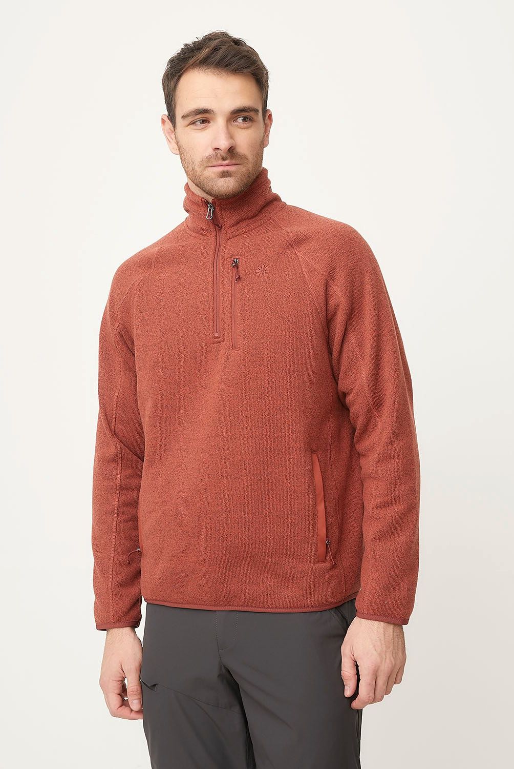 MOUNTAIN GEAR - Polar Deportivo Mountain Gear Hombre Manga Larga Con Cremallera