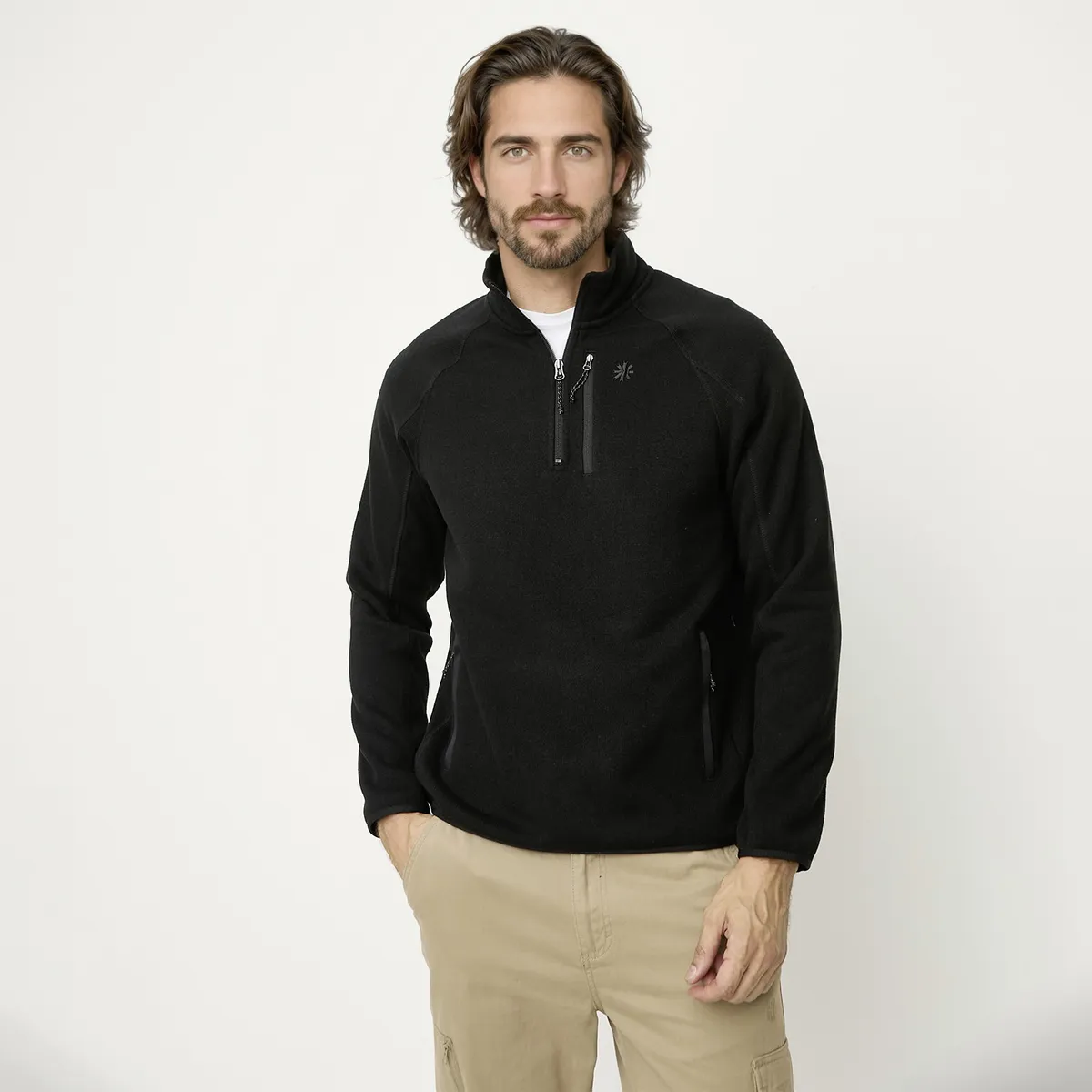 MOUNTAIN GEAR - Polar Deportivo Mountain Gear Hombre Manga Larga Con Cremallera